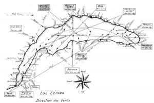 carte des vents lémaniques