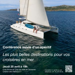 Conférence croisières en mer 25 avril